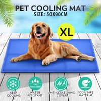 Pet Dog Cool Pad Self Cooling Gel Mat Non Toxic Cushion Bed XL