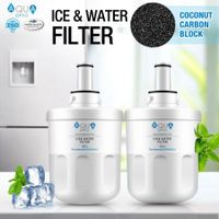 Aqua Optio Replacement Refrigerator Water Filter for DA29-00003B, RF268ABRS Water Filter, DA2900003G Replacement, 2-Pack