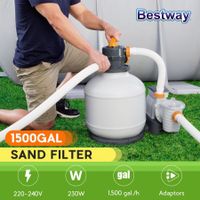 Bestway 5678L/1500gal Sand Filter Pump for Above Ground Swimming Pools