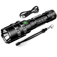 Mini 65000 Lumens LED Tactical Flashlight USB Rechargeable Waterproof 5 Modes