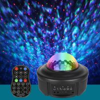2021 Star Projector Night Light Projector with LED Galaxy Ocean Wave Projector Bluetooth Music Speaker