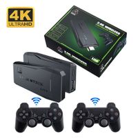 Video Game Console 2.4G Double Wireless Controller Game Stick 4K 10000 games 64GB Retro games For PS1/GBA