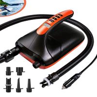 Electric SUP Air Pump 12V Car Connector Air Inflator, Intelligent Dual Stage  Inflation & Deflation Function, Paddle Board Pump for Boats, Inflatable Stand Up Paddle Boards
