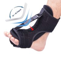 Compression Foot Drop Orthosis, Varus Orthosis, Plantar Fascia Rehabilitation Fixed Foot Rest Socks, Adjustable Support