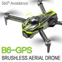 Newest B6 Drone Brushless Motor Dual 6K Professional Aerial Photography WIFI FPV Obstacle Avoidance Four-Axis Rc Quadcopter