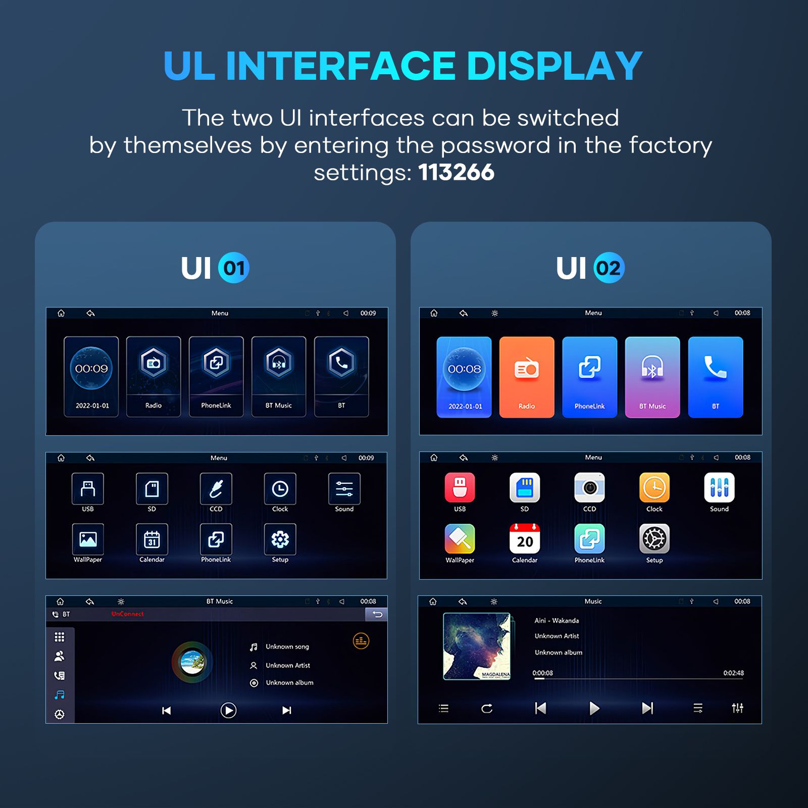 10.26 Inch Portable Car Stereo Radio Apple Carplay Android Auto MP5 Player Bluetooth Head Unit Audio System Touchscreen with Camera