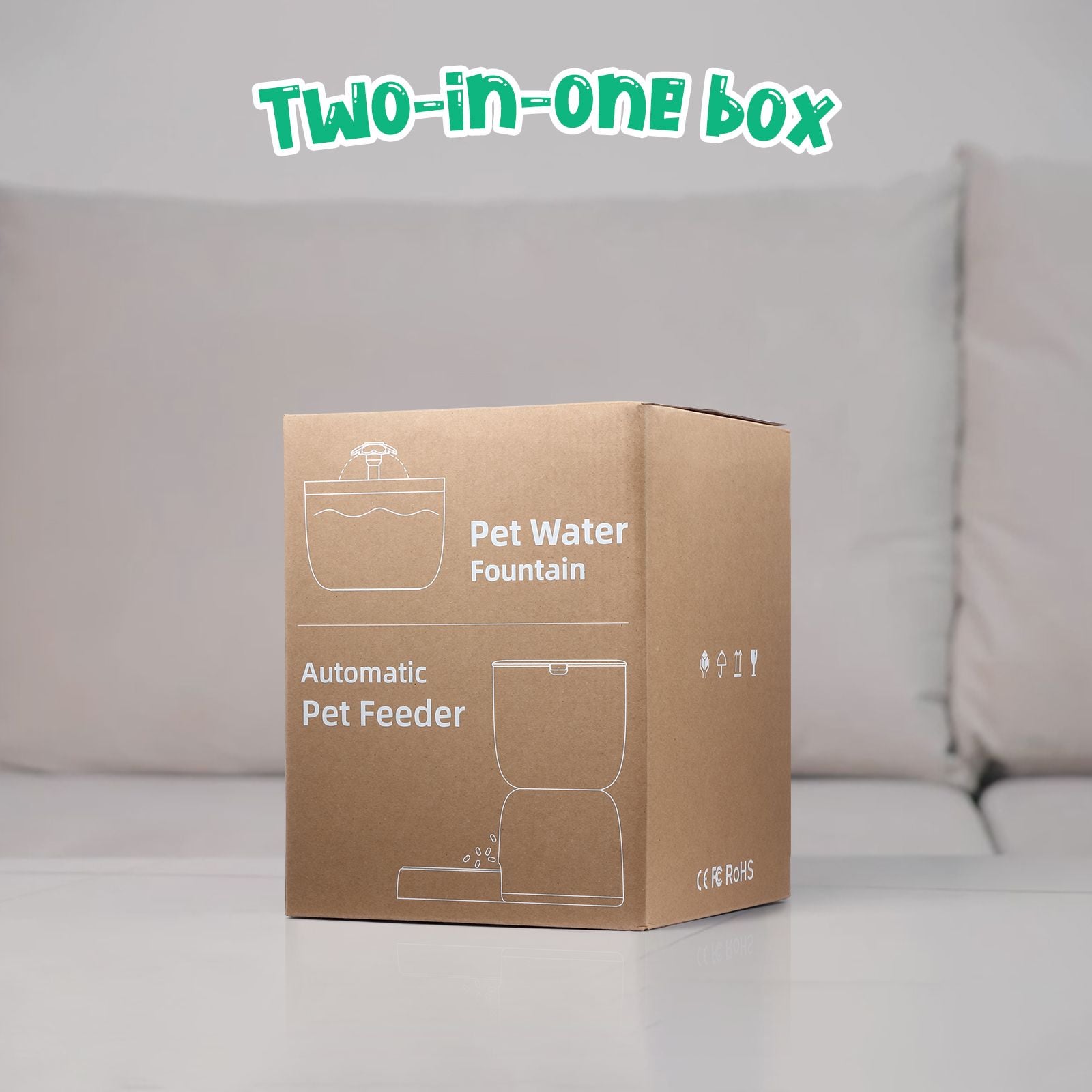 Auto Pet Cat Feeder 3L Food 2L Water Dispenser Dog Feeding Drinking Fountain Automatic Drinker Waterer Timed 10s Voice Recorder 4 Daily Meals Bowl