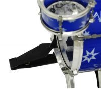 Big Band Let's Rock in Roll Toy Jazz Drum 6PCs Blue Music Play Set