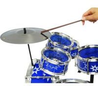 Big Band Let's Rock in Roll Toy Jazz Drum 6PCs Blue Music Play Set