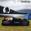 Bestway Comfort Quest Deluxe Single Size Inflatable Mattress/Air Bed with Built-In Pillow