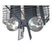 Large Stand-Alone Bird Cage on Wheels - Elegant Dome Top, Lacework Style Finish and Curve Legs Design