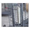 Large Stand-Alone Bird Cage on Wheels - Elegant Dome Top, Lacework Style Finish and Curve Legs Design
