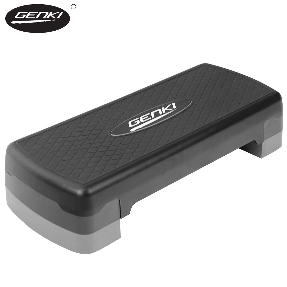 Genki Professional Aerobic Steps Gym Workout Exercise Fitness 2 Block Bench Step