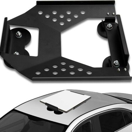 for Starlink Mini Mount, Magnetic Starlink Mini Car Mount Base Suction Cup Accessories Truck RV Flat Rack Roof Sunroof Kit Boat V4 for Camping