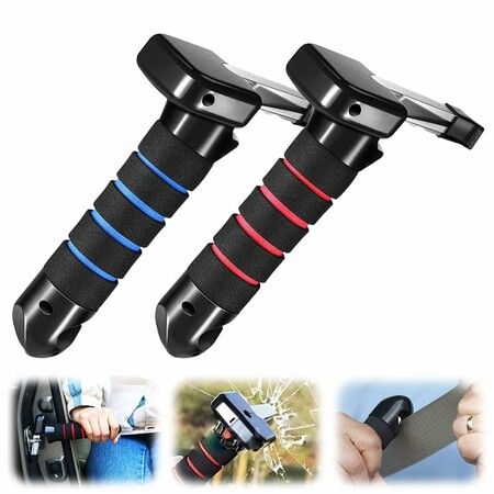 Car Handle Cane Car Door for Elderly, Multifunctional Cars Handles Assist Support, Handles Door Latch for Seniors and Handicapped 2 Pack