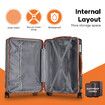 5 Piece Suitcases Luggage Set Carry On Checked Travel Case Cabin Hard Shell Trolley Travelling Bags Hand Baggage Lightweight TSA Lock Front Hook Covers
