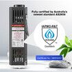 Maxkon Gas Hot Water Heater 9 in 1 10L Tankless Portable Camping Shower Pump System ULPG Instant Heating Outdoor RV Caravan Motorhome Trailer Black