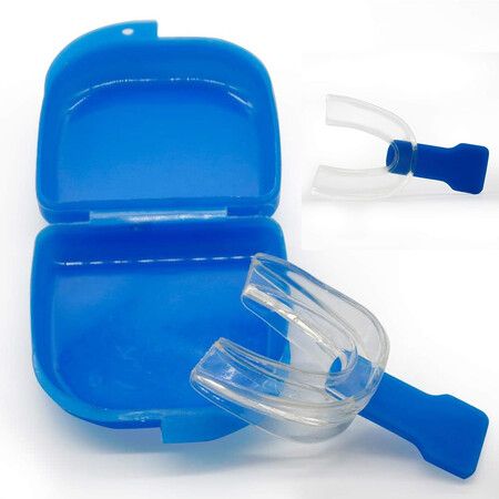 Night Guard for Teeth, 2 pcs Fit Mouthpiece, Silicone Dental Guard for Sleep, Effective Teeth Grinding Prevention Device for Men Women