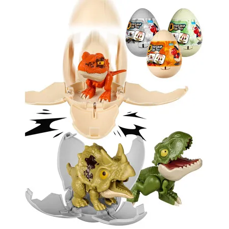 3 Pack Jumbo Dino Eggs Drop to Hatching Dino Eggs Toys Birthday Gifts for Boys,Christmas Kids Gifts for Grandkids,Easter Basket Stuffer Age3+