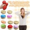 Dumpling Squishies Toy,Giant Glitter Dumpling,Colorful Dumplings Stress Balls Fidget Sensory Toy,Squeeze Dough Ball Stress Relief Hand Toys (Blue)