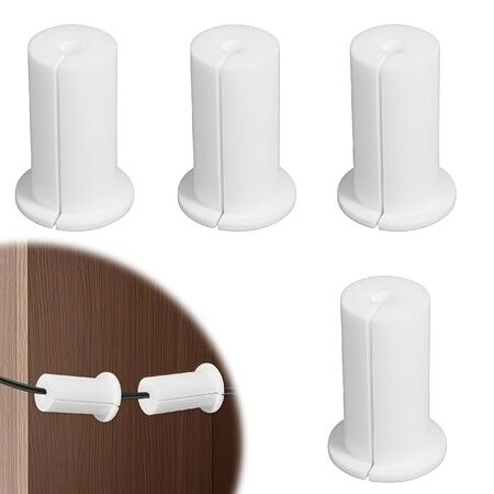 4Pc Cable Routing Kit For Starlink 1 Inch Wall Hole,Silicone Cable Feed Through Bushings Cable Mounting Kit For Starlink Ethernet Cables