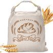 Large Linen Beeswax Bread Bags Reusable Double-Lock Freezer Baking Container Gift Giving for Homemade,Loaf,Sourdough,Food Storage(1 Pack)