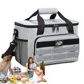 Portable Lunch Bag for Men Women,12L Large Capacity Lunch Tote Bag,Reusable Leak Proof Cooler Bag with Shoulder Strap for Office Camping Picnic