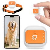 4G Pet GPS Tracker With Real-Time Positioning,Long Standby Geofence Alerts Multi-Band Waterproof Locator For Small Dogs,Cats Outdoor Pets Size S