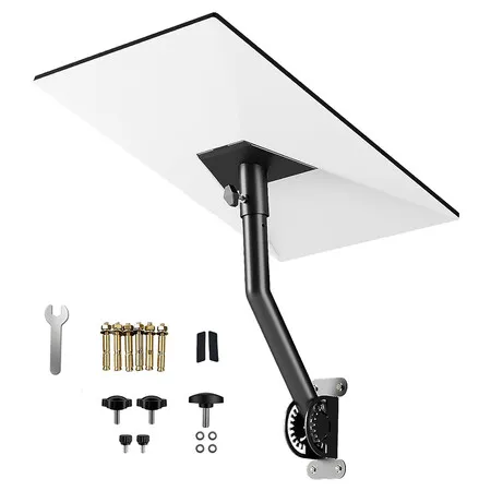 Starlink Mount Gen 3, Adjustable Wall and Roof Mounting Kit for Starlink V3 Standard Dish, Include Pipe Adapter for Concrete Walls and Wood Walls