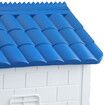 Chicken Nesting Box 3 Piece Chook Hen Duck Poultry Laying Boxes Inside Outside Hutch House Coop Egg Nest Lay Brooder Plastic with Silicone Pads