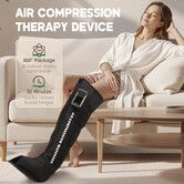 Foot Leg Massager 360° Wrap 3D Airbag Air Compression Massage 4 Massaging Modes Rechargeable Calf Thigh Relaxation Device Portable