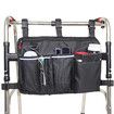 Wheelchair Side Organizer Bag with Cup Holder, Wheelchair Armrest Accessories Pouch for Power Wheelchairs, Walkers, Rollators, Seniors