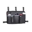 Wheelchair Side Organizer Bag with Cup Holder, Wheelchair Armrest Accessories Pouch for Power Wheelchairs, Walkers, Rollators, Seniors