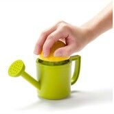 Lemoniere Original Watering Can-Shaped Manual Hand Juicer, Green Plastic Squeezer with Pourer for Lemon or Citrus Juice with Flip Lid for Storage