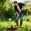 Stand Up Weed Puller 120cm Garden Lawn Manual Hand Weeding Tool Plant Dandelion Root Weeder Extractor Picker Grabber Claws Stainless Steel Long Handle