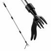 Stand Up Weed Puller 120cm Garden Lawn Manual Hand Weeding Tool Plant Dandelion Root Weeder Extractor Picker Grabber Claws Stainless Steel Long Handle