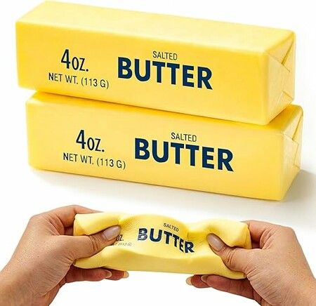 2PCS Slow Rising Butter Squishy Toys Soft Squeeze Stress Relief Sensory Fidget Office Home Anxiety Relief Focus Presents Holiday Gift