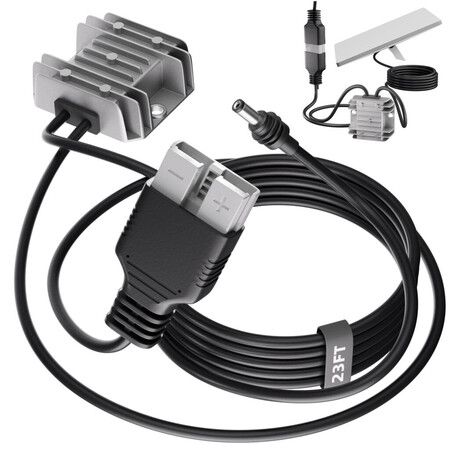 7M Starlink Mini Dc Power Cord,Integrated 12V To 30V Step-Up Converter For Car Boat,Extended Long Starlink Mini Cable For Off-Grid Camping,Black
