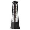Maxkon 1500W 360° Infrared Patio Heater Electric Portable Freestanding Space Tower Carbon Fibre Omnidirectional Heating Indoor Outdoor w/ Handle IP44