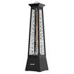Maxkon 1500W 360° Infrared Patio Heater Electric Portable Freestanding Space Tower Carbon Fibre Omnidirectional Heating Indoor Outdoor w/ Handle IP44