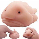 Blobfish Toy, Pull, Stretch and Squeeze Stress, Cute Fish Toy for Anxiety Relief, Funny Cute Sensory Toys for Autism, Birthday, Christmas, Office
