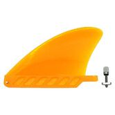 4.6inch Soft Surf Fin for Surf Boards, SUP Paddleboards or Water SUP with Tool fin Screw, Orange