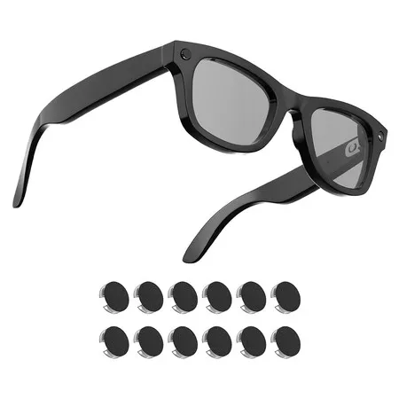 12Pcs LED Light Blocking Stickers Compatible with Ray-Ban Meta Gen 2 Wayfarer, Skyler, Headliner, Oakley Meta HSTN Accessories, Blackout LED Covers