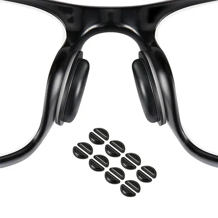 4 Pairs Silicone Eyeglass Nose Pads Compatible with Ray-Ban Meta Smart Glasses Wayfarer Headliner Skyler, Self-Adhesive Nose Cushion Accessories