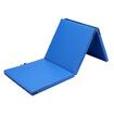 Folding Exercise Gym Mat Tri-Fold Yoga Pilates Pad Portable for Aerobic Training Fitness Gymnastics Balance Multi Purpose Floor Workouts 180x60x5cm