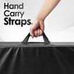 Folding 5cm Thick Gym Exercise Mat 180x60cm Tri-Fold Yoga Pilates Gymnastics Stretching Aerobic Tumbling Balance Floor Workout Pad with Carry Handles