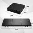 Folding 5cm Thick Gym Exercise Mat 180x60cm Tri-Fold Yoga Pilates Gymnastics Stretching Aerobic Tumbling Balance Floor Workout Pad with Carry Handles