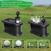 Golf Cart Ball Washer and Club Cleaner Kit for EZGO, Club Car, Yamaha, Advanced EV, Star EV, Universal and Detachable