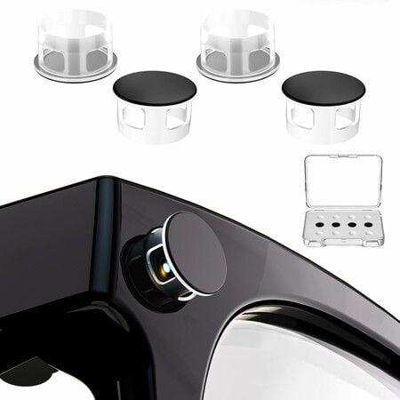 Meta Glasses Light Cover & LED Blocker Privacy Stickers Compatible with Ray-Ban Meta Gen 2 Wayfarer/Skyler & Oakley HSTN 4 Pack