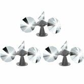 Bird Scare Reflective Device,Bird Reflector with Plastic Base for Outside Patio,Keep Pigeon Woodpeckers and Sparrows Away from Outdoor Boats Roofs Gardens